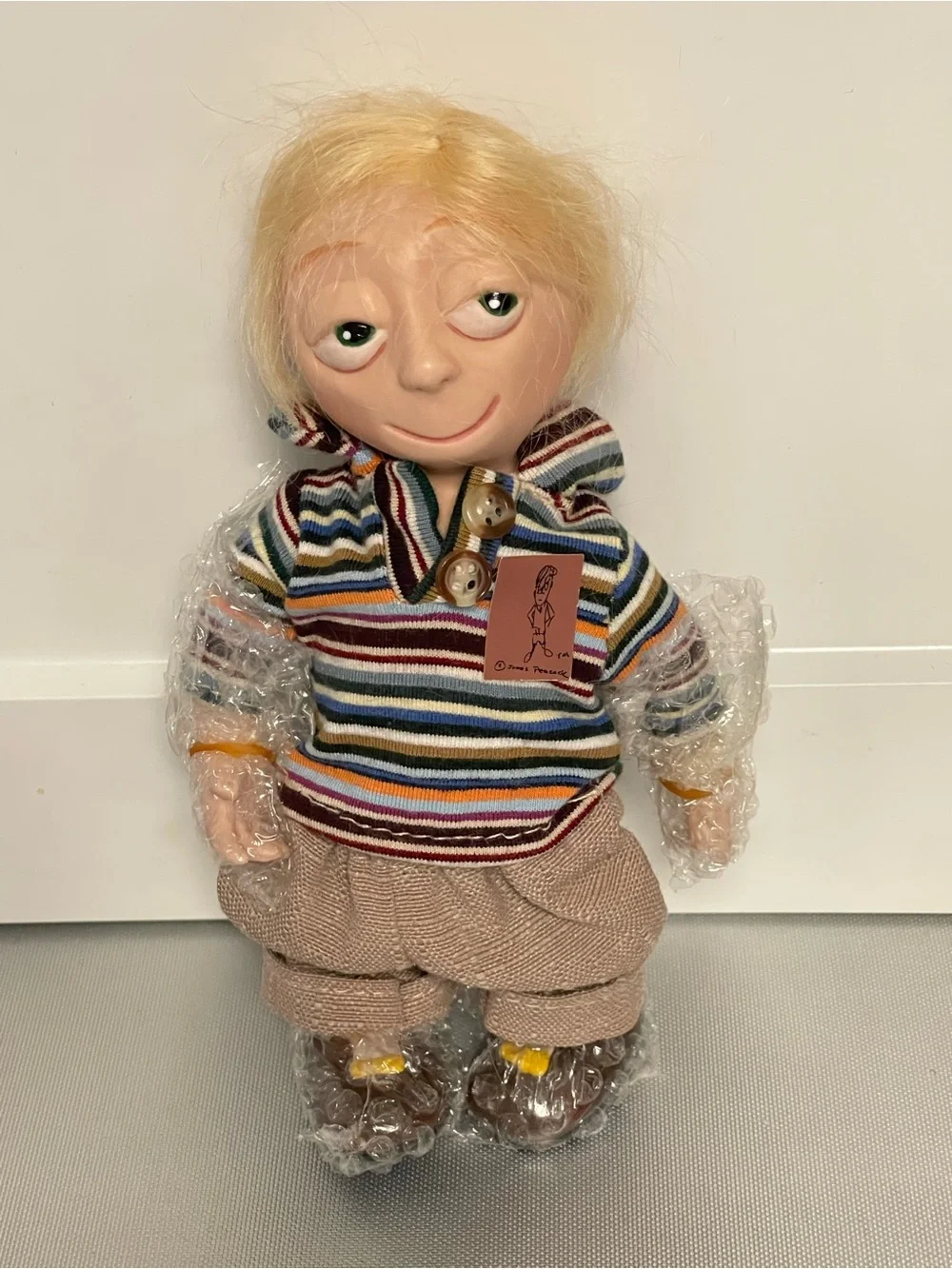 Doll Artist Doll 7”Bisque Halloween Character Doll Signed James Peacock #0184